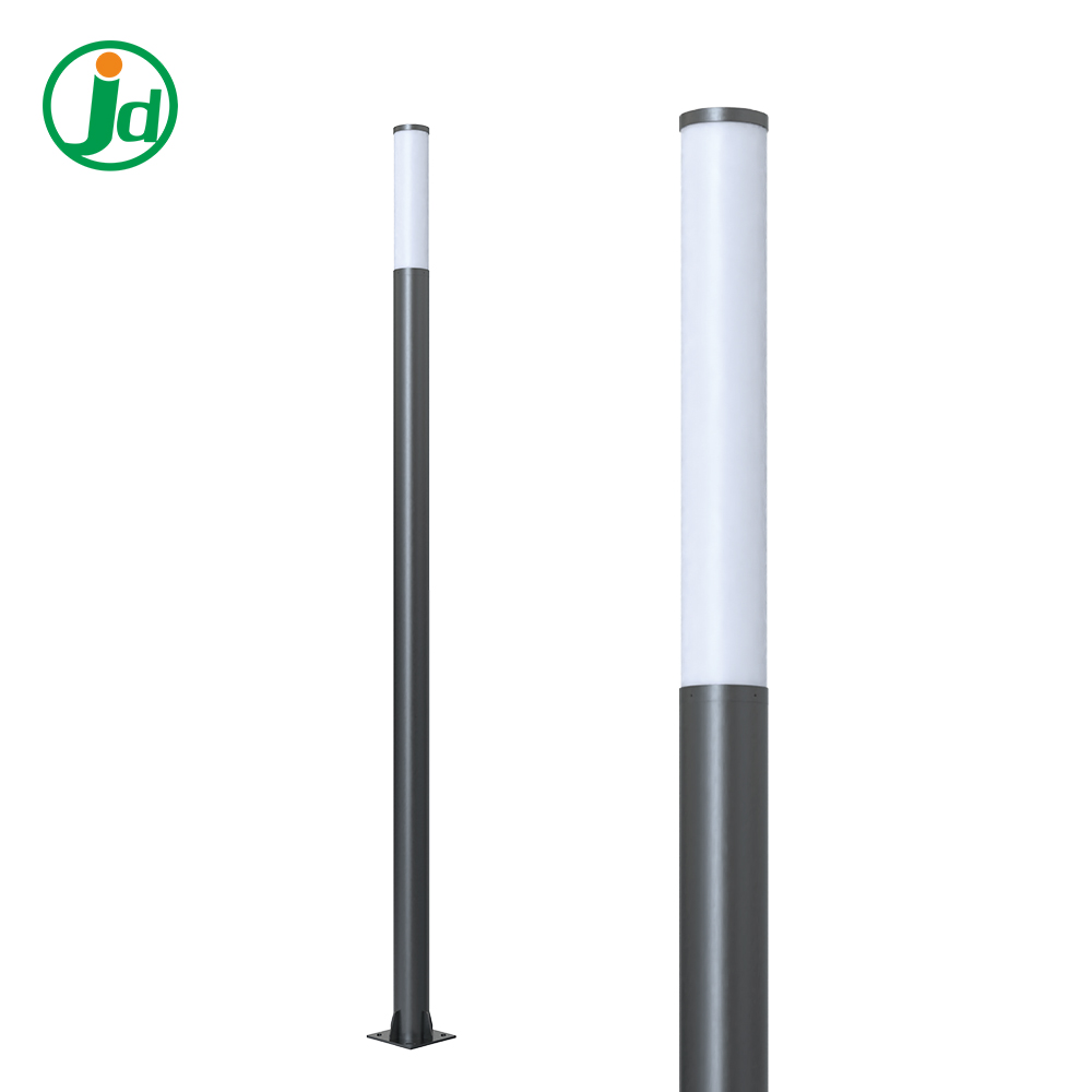 JD-LED-043 30-75W  Outdoor Driveway Yard Lighting Round Pole Lawn Lamp Led Garden Light
